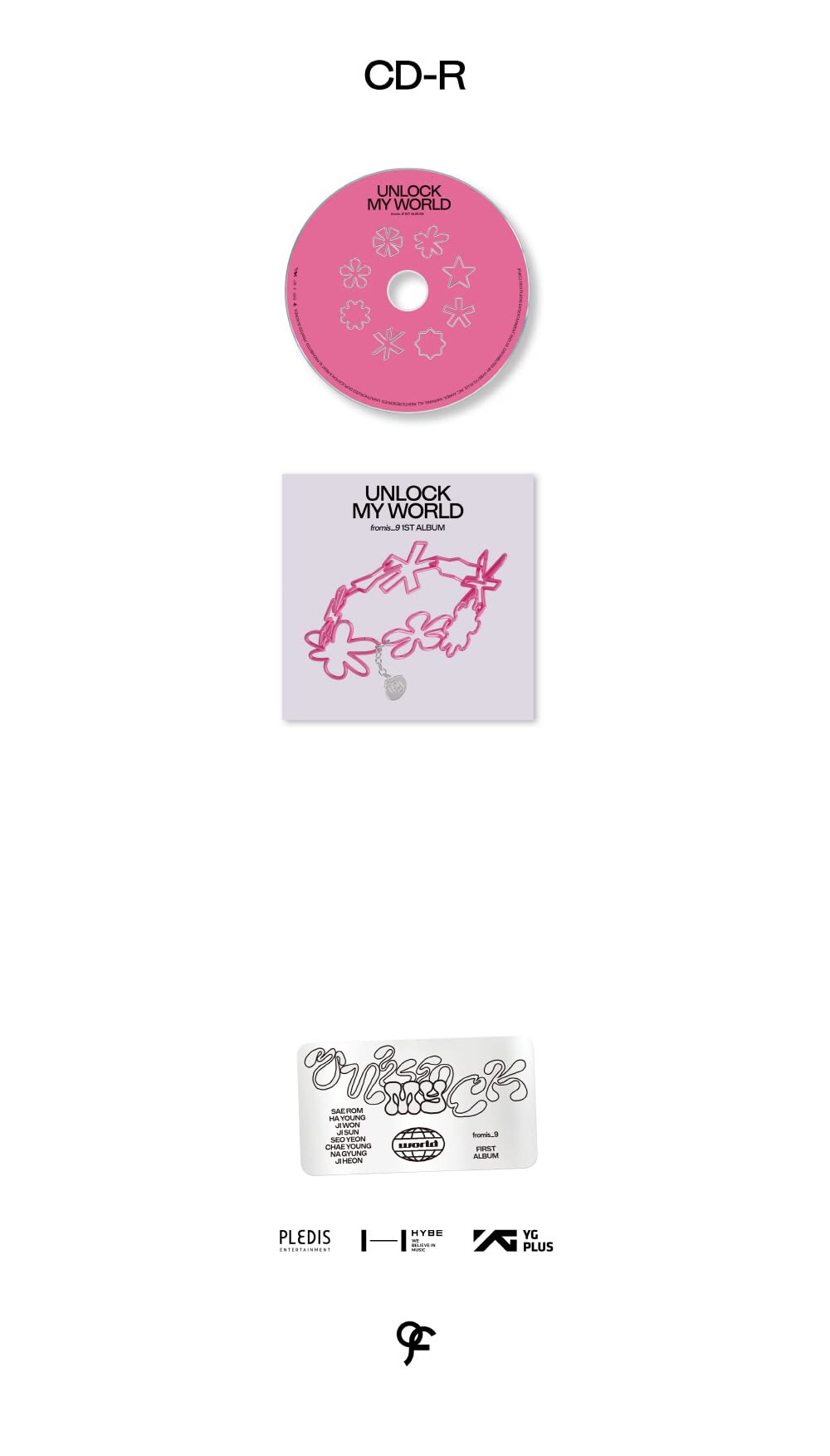 Amazon.com: fromis_9-1st Album Unlock My World [Compact ver
